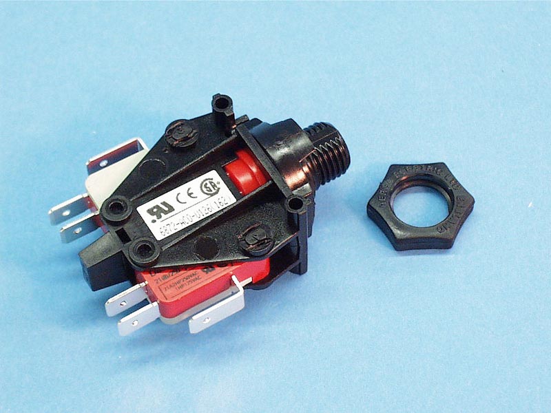 6872ACOU10 - Air Switch,Latching,HERGA,DPDT,20Amp,Center Spout - 6872ACOU10