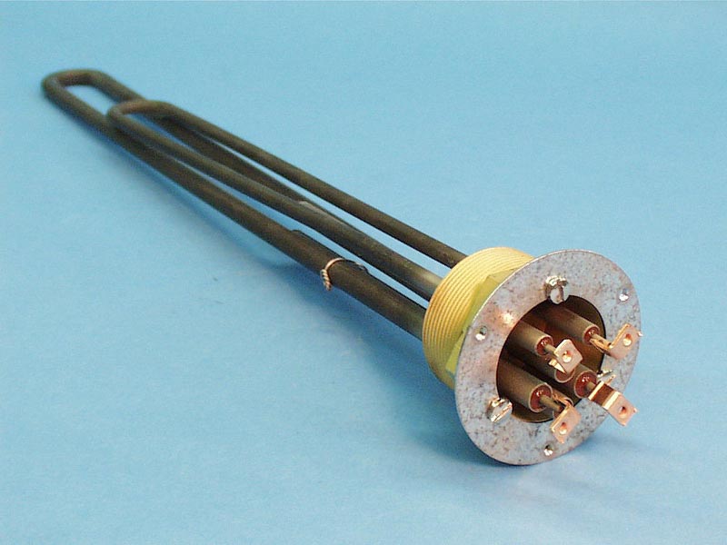 7.5-2-2 - Heater Element,Screw Plug,2 Inch NPT,7.5kw(Dual),240V,19-1/2 Inch Long - 7.5-2-2