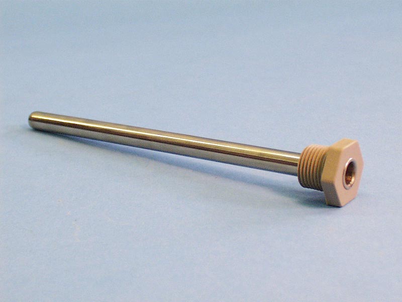 92-5012-00 - Thermowell,Stainless Steel,7/16 Inch Bulb,8 Inch Long,1/2 Inch MPT - 92-5012-00