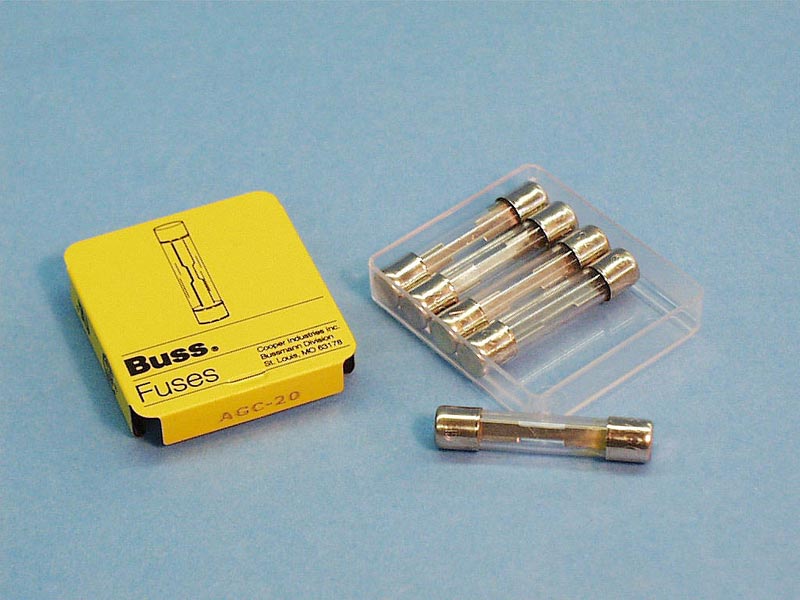 AGC-20-5 - Fuse, 20 Amp, (5/pk) - AGC-20-5