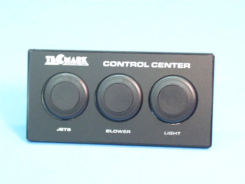 ATP300-0606 - Air Button Plate,TECMAR,3 Button,6-3/8 Inch L x 3-3/8 Inch W - ATP300-0606