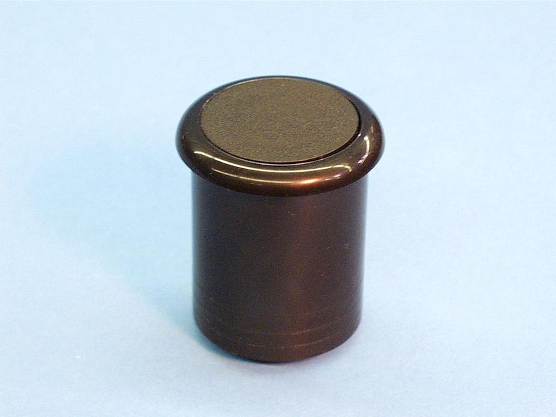 B318BA - Air Button,PRESAIR,Economy,1-1/2 Inch H,1-3/4 Inch F,1-3/4 Inch L,Black - B318BA