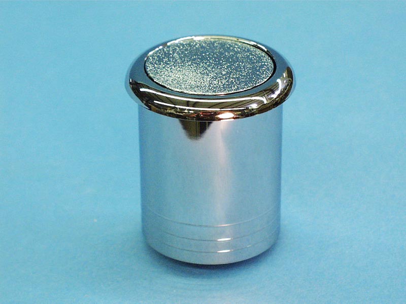 B318C - Air Button,PRESAIR,Economy,1-1/2 Inch H,1-3/4 Inch F,1-3/4 Inch L,Chrome - B318C