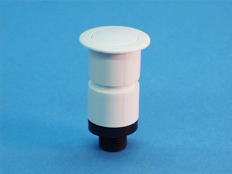 B330W - Air Button,PRESAIR,Gunite Fl Mt,1 Inch pvc,1-3/4 Inch F,1-3/4 Inch L,Wht - B330W