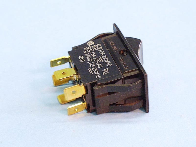 C-2500-5-5 - Switch,Rocker,6 Terminals,Center Off,10A @ 240V,15A @ 120V - C-2500-5-5