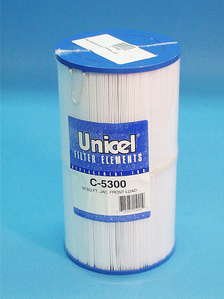 C-5300 - Filter Cartridge,UNICEL,50 Sq Ft,5-11/16 Inch OD x 10-3/8 Inch Long - C-5300 - Height: 10-3/8 - Diameter: 5-11/16 - TopID: Closed - BottomID: 2-1/8
