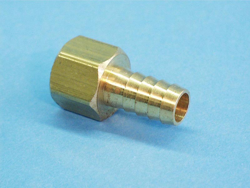 H46-8-8 - Fittings Brass,Barbed Adapter,BARNET,1/2 Inch RB x 1/2 Inch FPT - H46-8-8