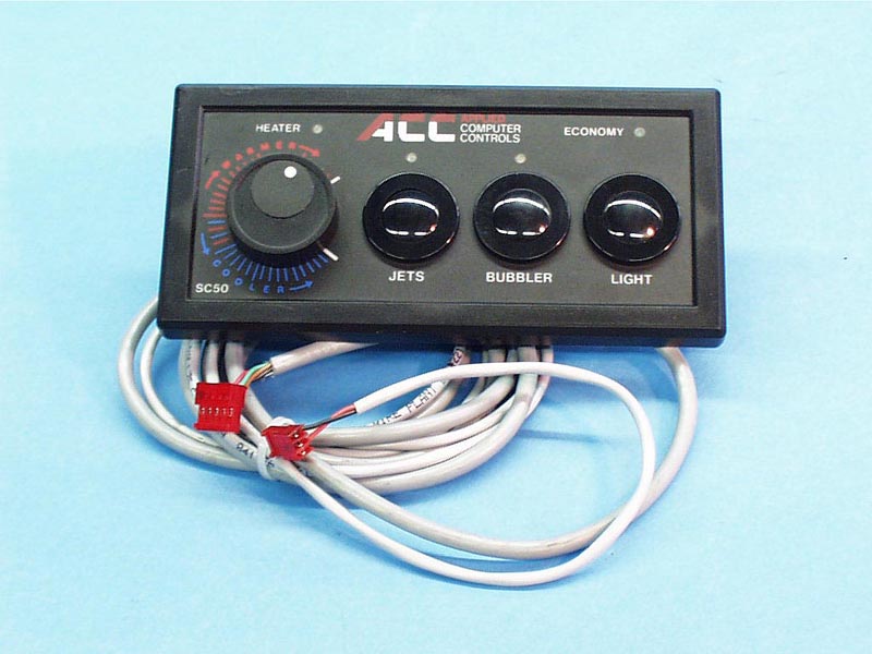 KP-50 - Spa Side Cntrl,Electr,ACC,KP50,Analog,3BTN,w/T-Stat Knob,2 - KP-50