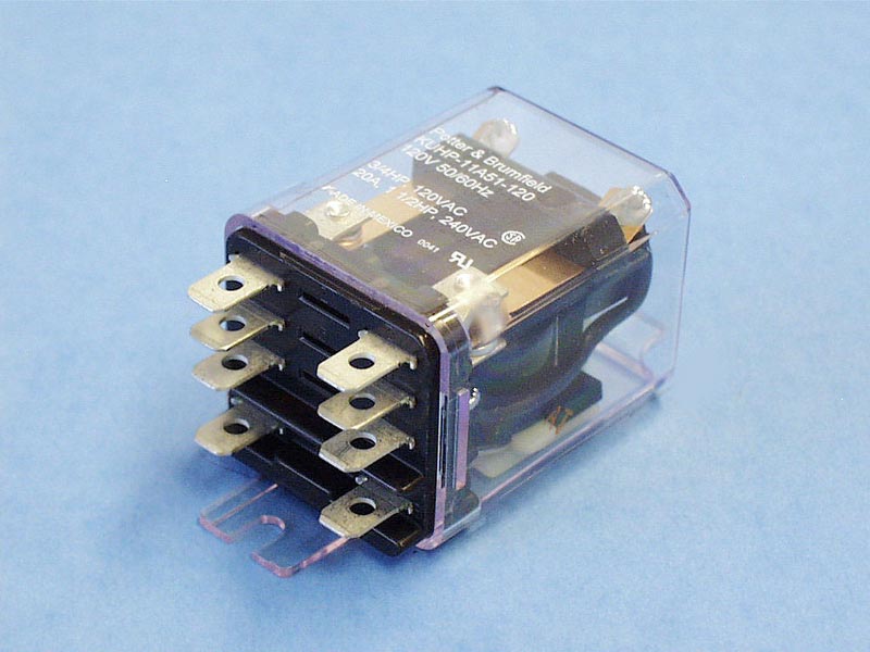 KUHP-11A51-120 - Relay,Ice Cube,120Vac Coil,20Amp,DPDT - KUHP-11A51-120