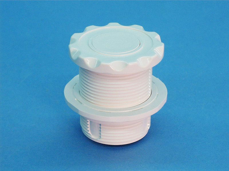 LG10WS - Air Button, 10, White, Scalloped, 1-3/4in H, 2-1/4in F, 2 Inch L - LG10WS