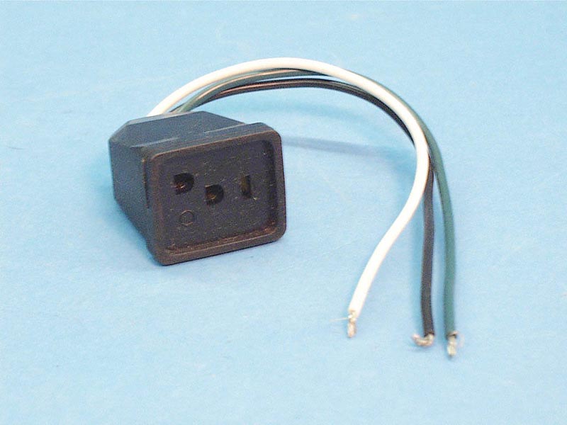 LIFM - Receptacle,Light,Standard JJ,18/3,9 Inch L - LIFM