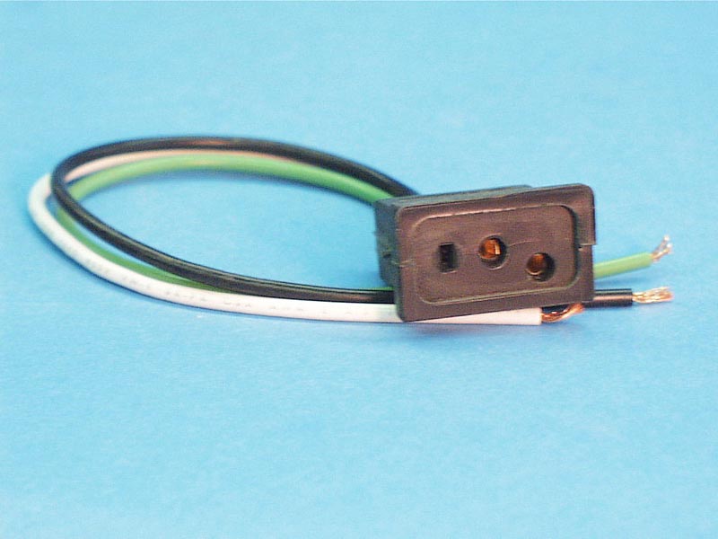 MLIFM - Receptacle,Light/Circ Pump,Mini JJ,18/3,9 Inch Long - MLIFM