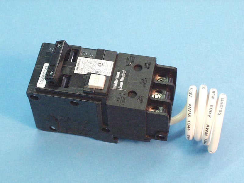 QF250 - GFCI Breaker,SIEMANS,240V,50Amp,Less Enclosure - QF250