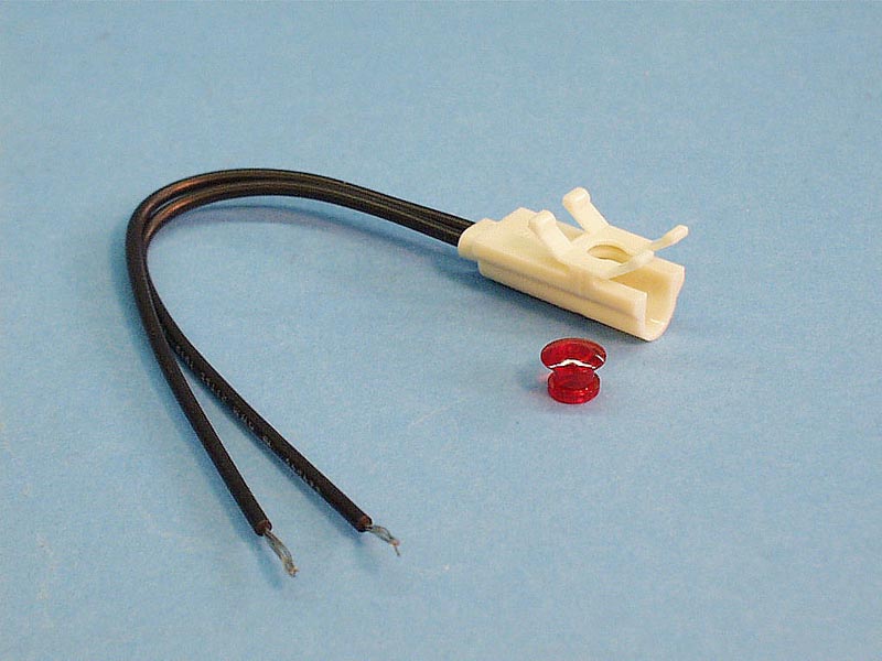 QM-120 - Indicator Light, Red, 6 Inch leads - QM-120