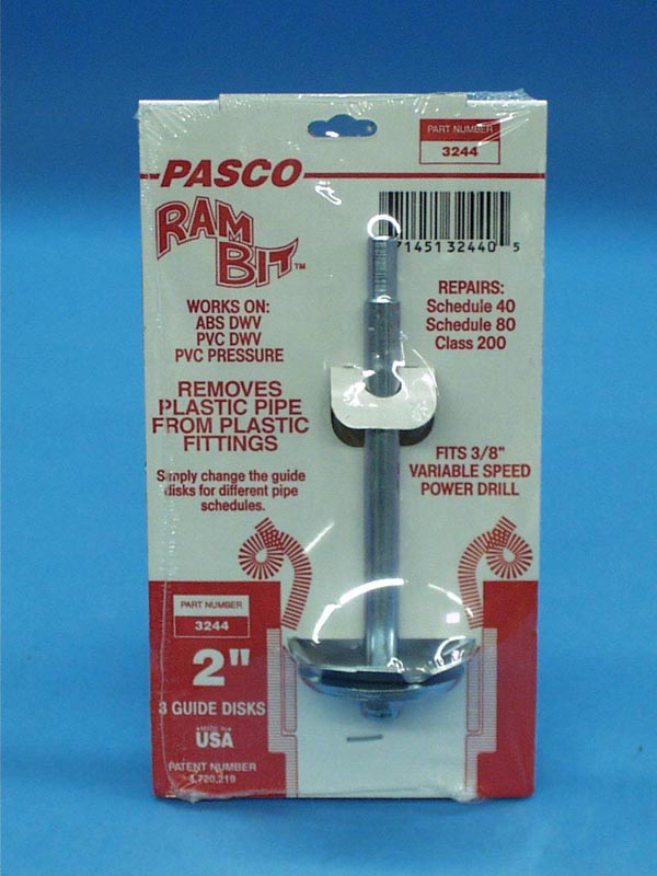 RAMBIT-2 - Tool,Rambit Routing Bit,PASCO,2 Inch PVC Plumbing - RAMBIT-2