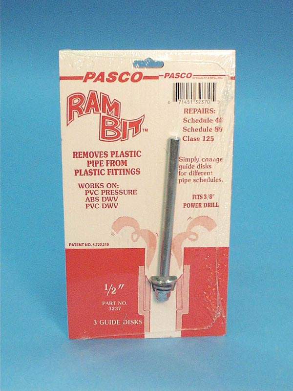 RAMBIT-5 - Tool,Rambit Routing Bit,PASCO,1/2 Inch PVC Plumbing - RAMBIT-5