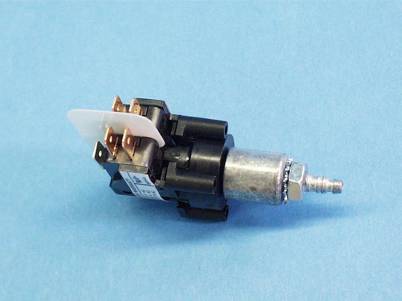 TBS-3213 - Air Switch,Latching,TECMAR,TBS3213,DPDT,20Amp,Barb Fitting - TBS-3213