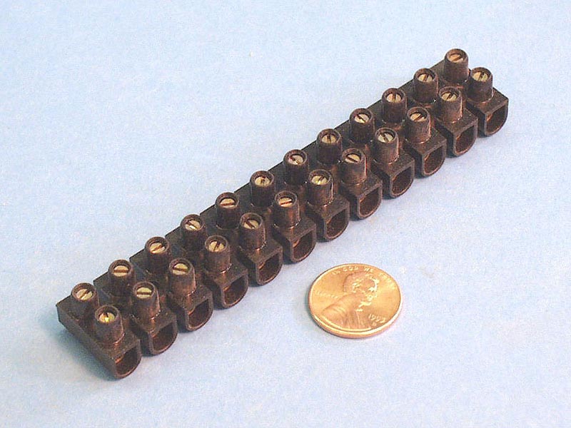 TSB-05 - Terminal Strip,12 Positions,25Amp - TSB-05