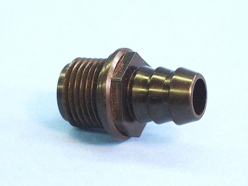 UF5070 - Fittings PVC,Barbed Adapter,INDUST,1/2 Inch RB x 1/2 Inch MPT - UF5070