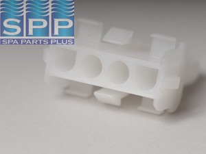 1-480703 - Amp Receptacle,4 Pin Female,Plastic,White - 1-480703