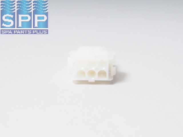 1-480705 - Amp Receptacle,6 Pin Female,Matrix,Plastic,White - 1-480705