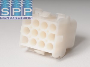1-480709 - Amp Receptacle,12 Pin Female,Matrix,Plastic,White - 1-480709