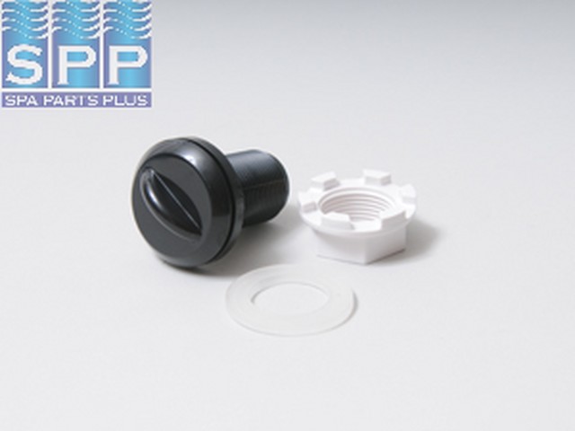 10-2200-BLK - Air Control,ITT,w/Handle,1/2 Inch Plumbing,1-1/8 Inch Hole,Black - 10-2200-BLK