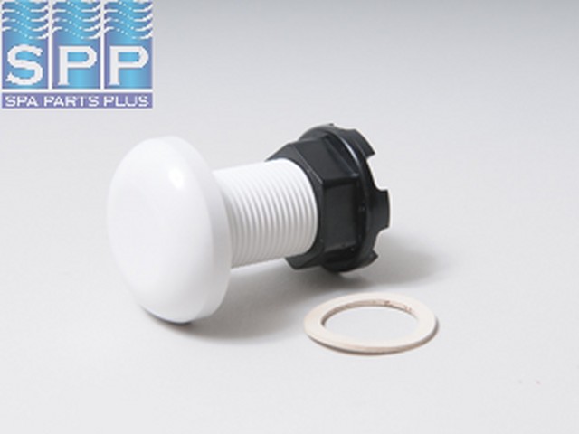 10-2213 - Air Control,ITT,Round Top,1/2 Inch Plumb,1-1/8 Inch Hole,White - 10-2213