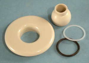 10-3955-BON - Escutcheon Assy, Bone Slimline Jet - 10-3955-BON