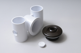 10-5100-BRN - Jet Assy,ITT,Hydro-Jet,3-3/8 Inch Face,1-1/2 Inch S Air x 1-1/2 Inch S Wtr - 10-5100-BRN