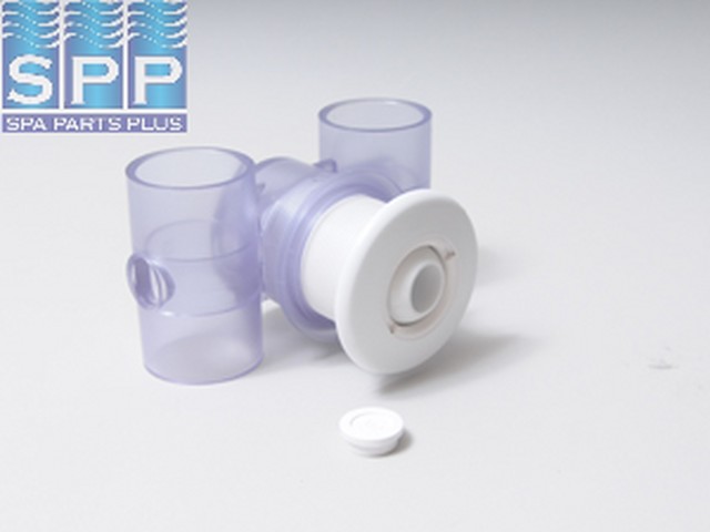 10-5300-WHT - Jet Assy,ITT,Hydro-Jet,3-1/2 Inch Face,1-1/2 Inch S Air x 1-1/2 Inch S Wtr - 10-5300-WHT