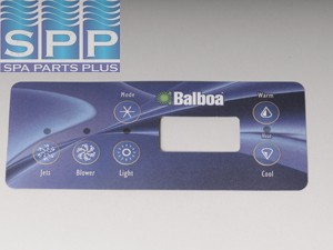 10328 - Spa Side Overlay,BALBOA,VL701S,Ser Std,6BTN,LCD(For 51057) - 10328