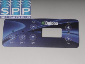 10402BAL - Spa Side Overlay,BALBOA,VL701S,Ser Std,6BTN,LCD(For 51247) - 10402BAL