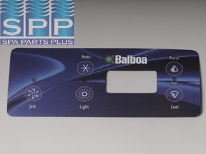 10429 - Spa Side Overlay,BALBOA,VL701S,Ser Std,5BTN,LCD (For 51452) - 10429