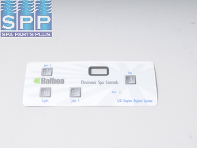 10764 - Spa Side Overlay,BALBOA,VL402,Duplex Digital,4BTN,LCD(54107) - 10764