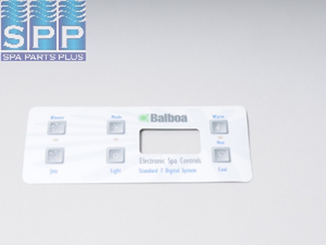 10868BAL - Spa Side Overlay,BALBOA,VL701S,Ser Std,6BTN,LCD(VS Special) - 10868BAL