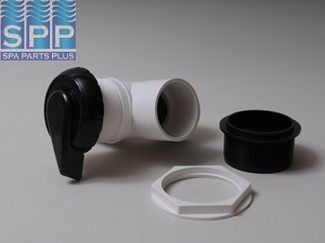 11-4000-BLK - Valve Assy,ITT,Hydroflow,Vert 3-Way (Divrtr),2 Inch S,Black - 11-4000-BLK