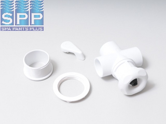 11-4020FP - Valve Assy,ITT,Hydroflow,Vert 3-Way,w/Handle,5-Scalloped,1 Inch - 11-4020FP