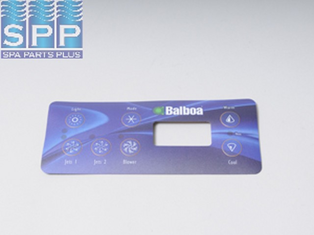 11609BAL - Spa Side Overlay,BALBOA,ML551,7BTN,LCD(For 53502,SAR200, - 11609BAL