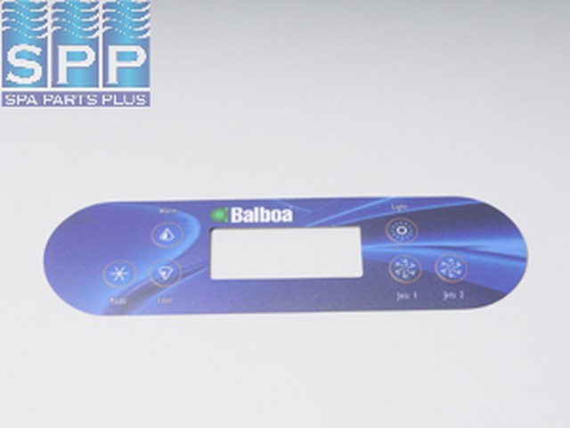 11756 - Spa Side Overlay,BALBOA,VL700S,6BTN,LCD(For 54716)9.8 Inch Oblong - 11756