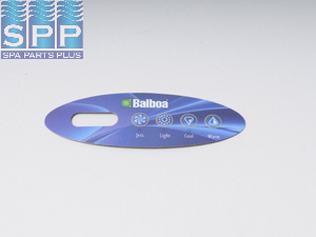 11852 - Spa Side Overlay,BALBOA(Icon10)VL200,Mini-Oval,4BTN,LCD - 11852