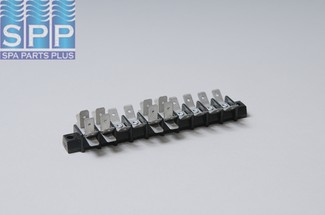 12-1027 - Terminal Strip,10 Positions,30Amp - 12-1027