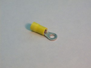 1206-25 - Wire Terminals,10 Stud Eyelet,12-10 Gau,Yellow,(25 Pk) - 1206-25