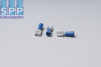 1670-25 - Wire Terminals,.250 Fem Dis-Connect,16-14 Gau,Blue,(25 Pk) - 1670-25