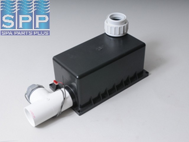 1780-09 - Heater Housing,D1,Crystal Pure(Plastic)No Element,w/Unions, - 1780-09