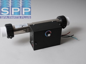 20-08421 - Heater Assy,Flo-Thru,SS,5.5kW,240V,2 Inch x 13 Inch L,Incl:Pres Swtch - 20-08421