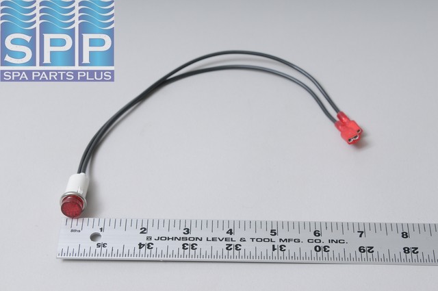 20-6052 - Indicator Light,Neon,Red,125/250V,3/8 Inch OD,w/.250 Inch Slip Conn - 20-6052