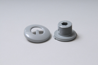 20280-CG - Jet Internal,GGIND,Micro,Twist Lock,Pulse,1-1/2 Inch Face,Gray - 20280-CG