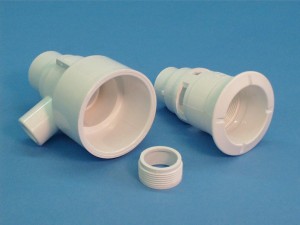 210-3830 - Jet Body Assy,WATERW,Poly(Gunite)1 Inch Spg Air x 1-1/2 Inch Spg Water - 210-3830