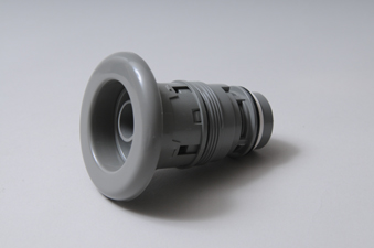 210-6107 - Jet Internal,WATERW,Adj.Poly,Direct'l,3-1/2 Inch Face,Smooth,Gray - 210-6107